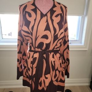 Isaac Mizrahi belted Cardigan
